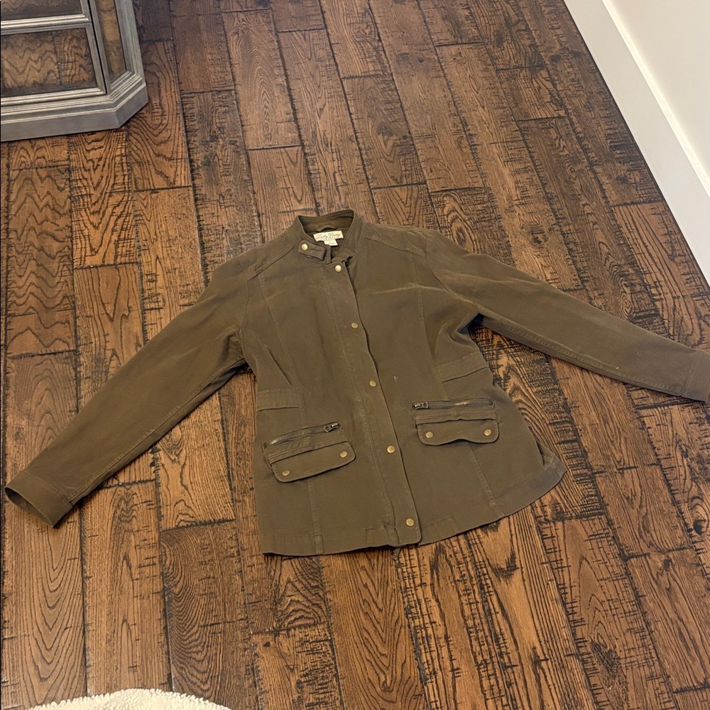 Lucky Brand Olive Green Utility Jacket